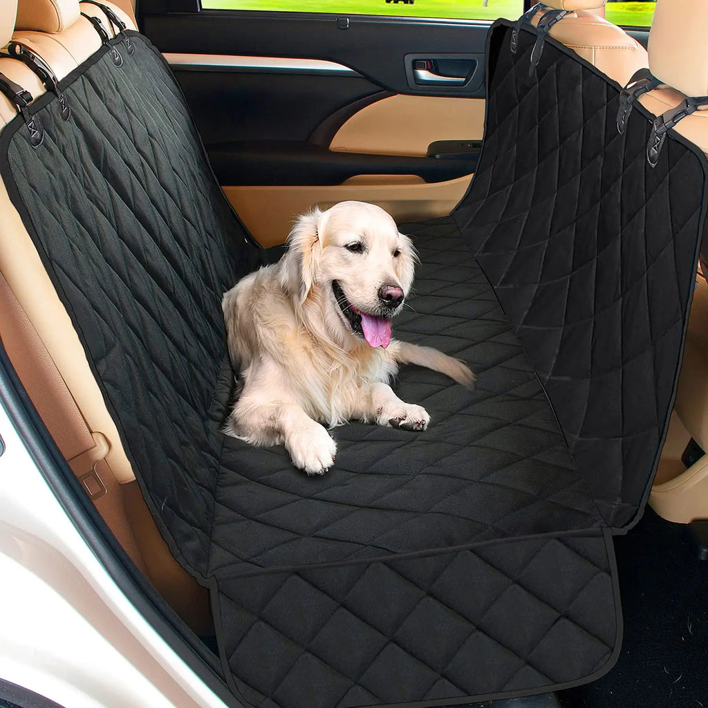 Dog Car Seat Cover Waterproof Dog Hammock Car Dog Car Blanket Mats Case For Rear Back 2 In 1 For Trunk Dog Car Protector
