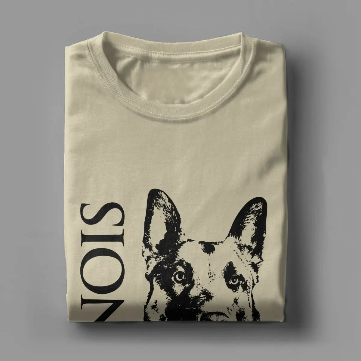 Malinois Dog Belgian Shepherd Mechelaar T Shirt Men's 100% Cotton Novelty T-Shirt O Neck Tee Shirt Short Sleeve Clothing 5XL 6XL