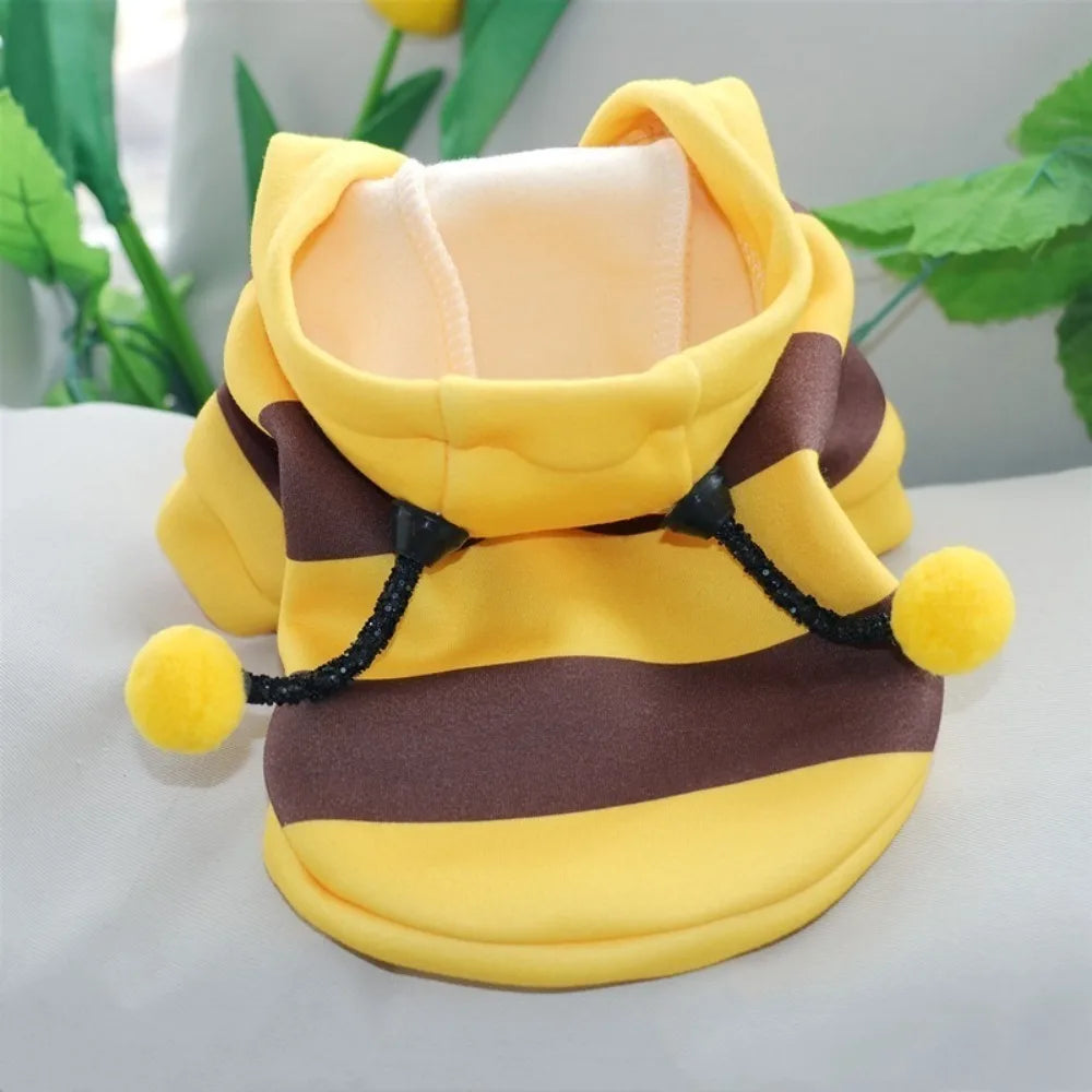 New Outfit Puppy Apparel Polyester Cartoon Dog Cat Hoodie Pet Products Halloween Cosplay Costumes