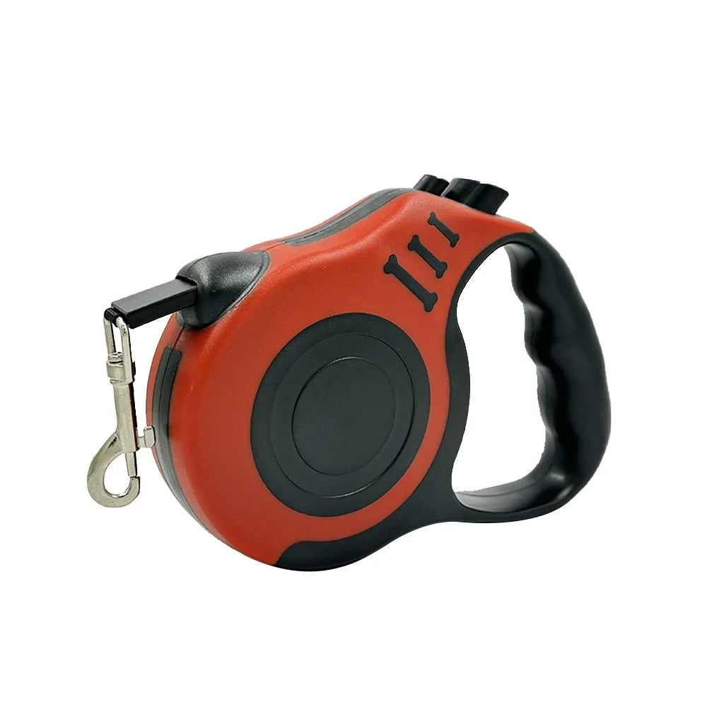 Retractable Dog Leash — Nylon Braided Rope for Small & Medium Dogs