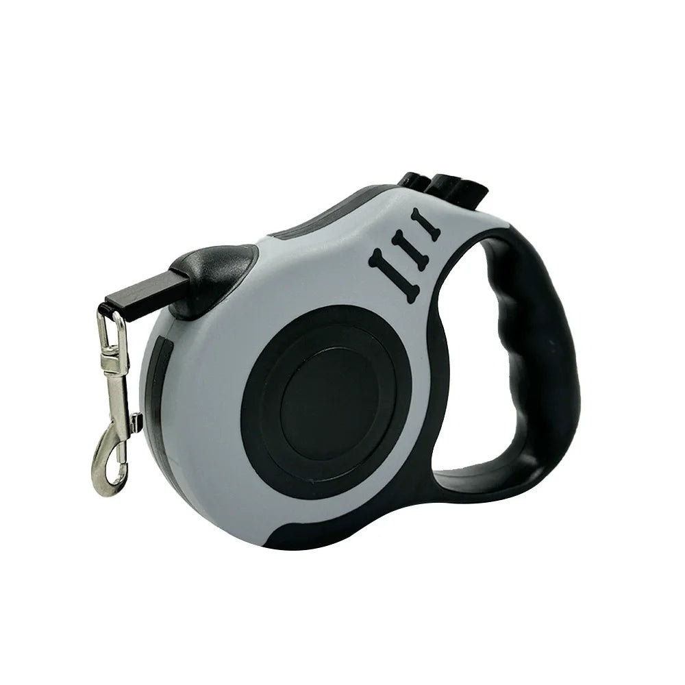 Retractable Dog Leash — Nylon Braided Rope for Small & Medium Dogs