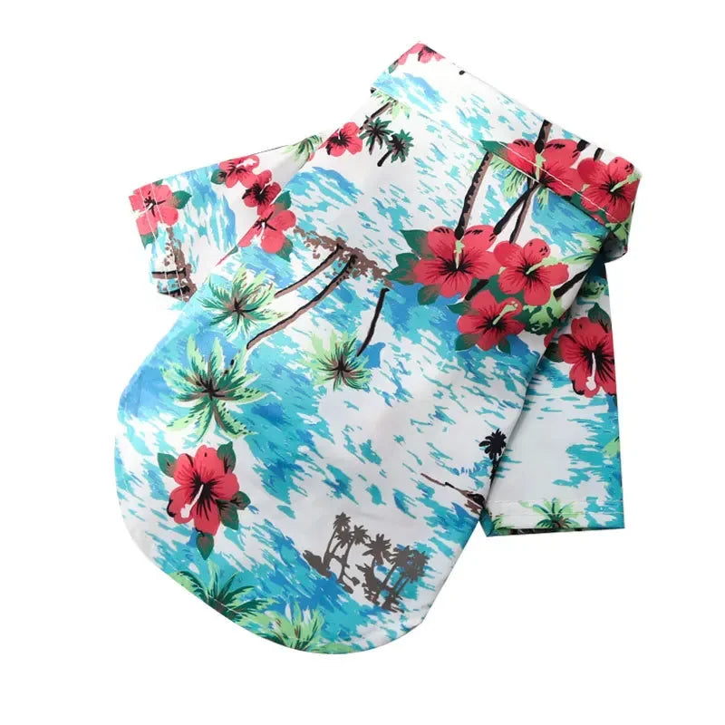 Hawaiian Dog Shirt — Summer Beach Clothes for Small & Medium Dogs