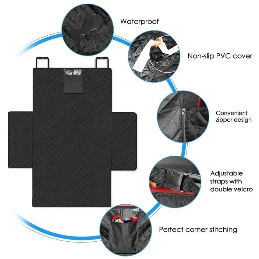 Dog Carrier Wear-resistant Dog Car Seat Cover For SUV Waterproof Portable Durable Liner Cover Protects Vehicle Easy To Install