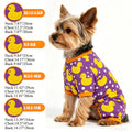 Dogs Pajamas Yellow Duck Clothes for Small Dogs Soft Material Stretchable Dog Chihuahua Yorkie Global Pet Fashion Hit