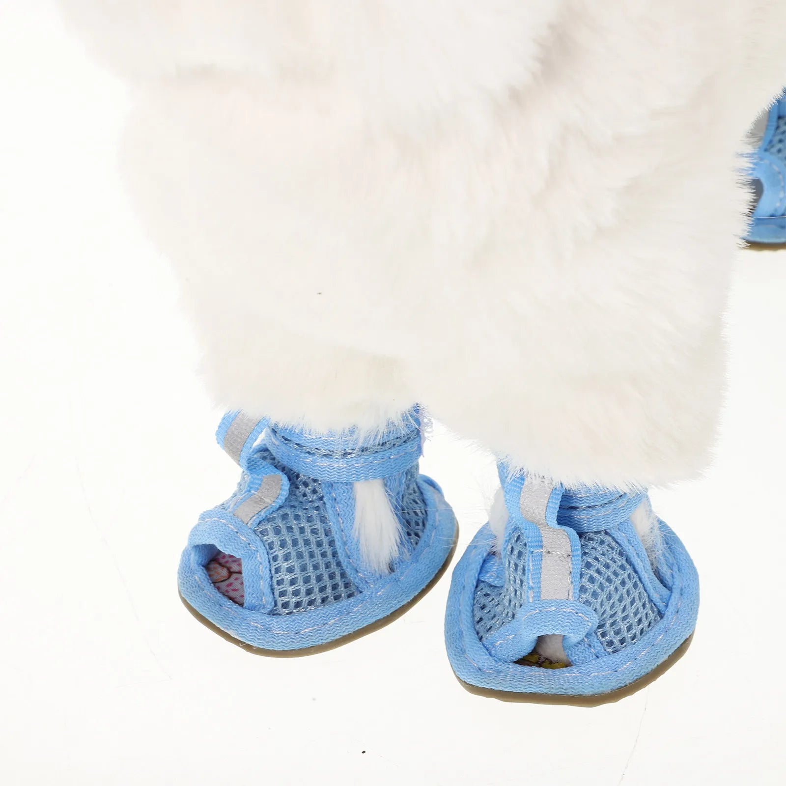 Dog Shoes — Breathable Mesh Anti-Slip Summer Sandals for Hot Pavement