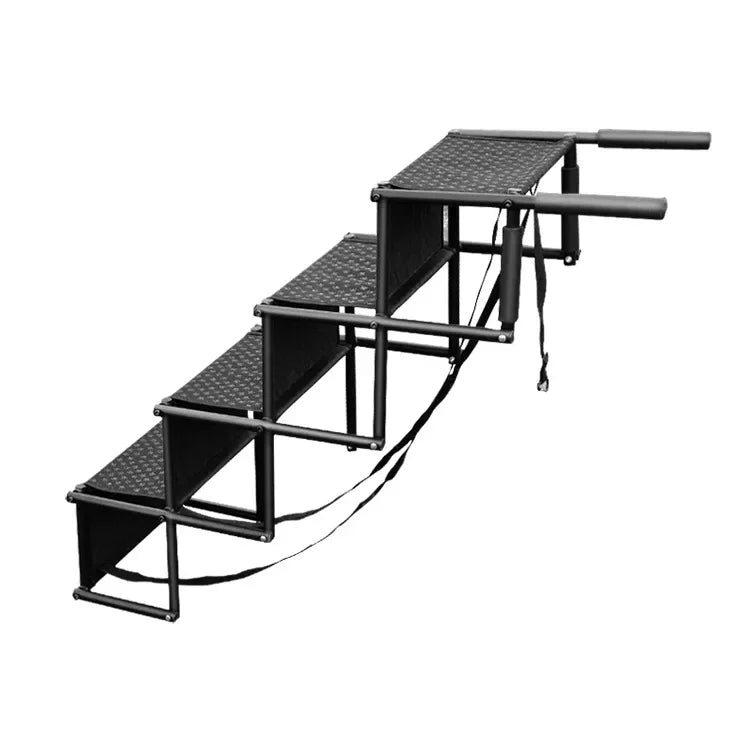 Outdoor Car Pet Dog Ladder Step Steel Pipe Foldable Portable Retractable Ladder Pet Products Dog Supplies