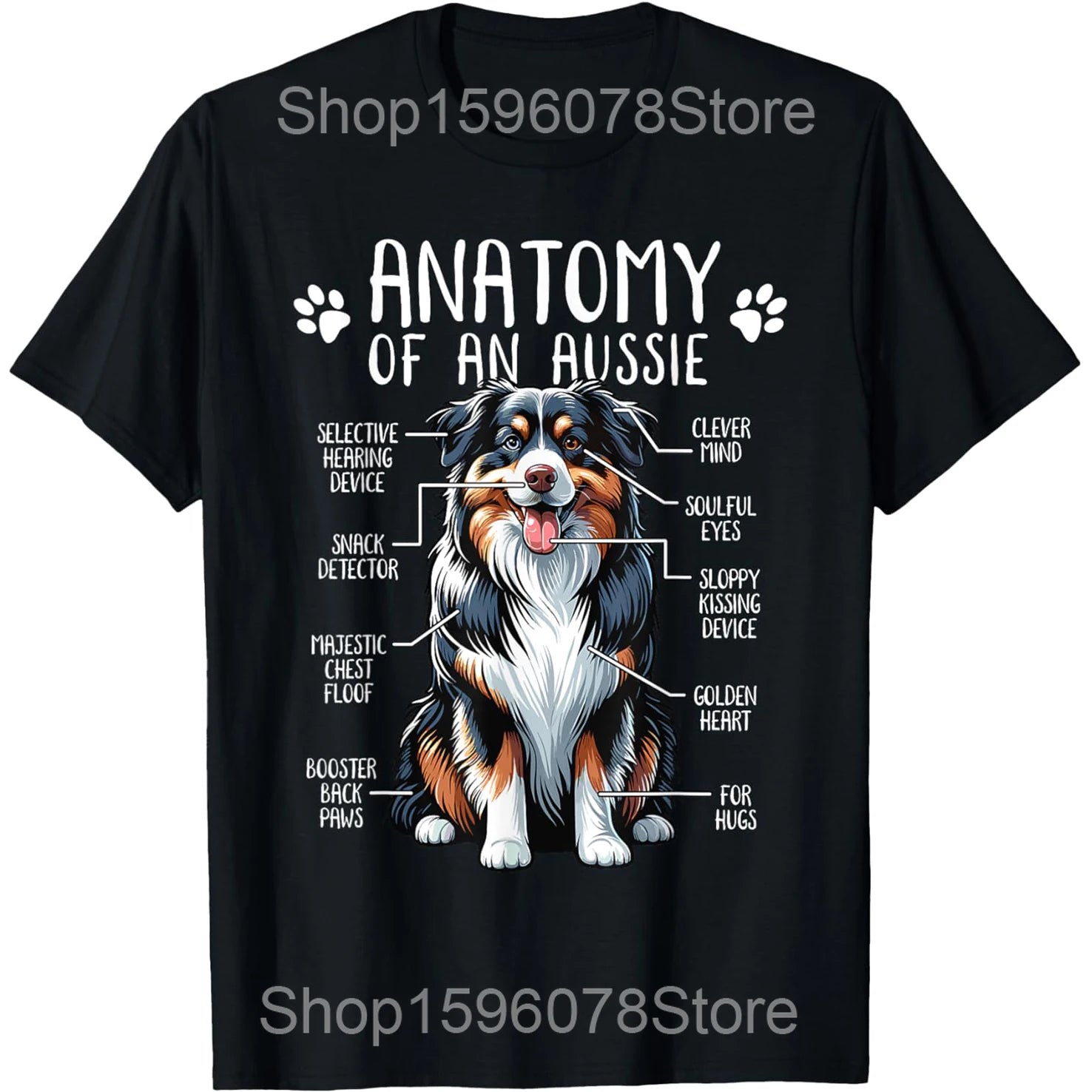 Funny Do What I Want Australian Shepherd Dog Lover T Shirts Men Women Pure Cotton Humor Tee Short Sleeve Unisex Loose Clothing
