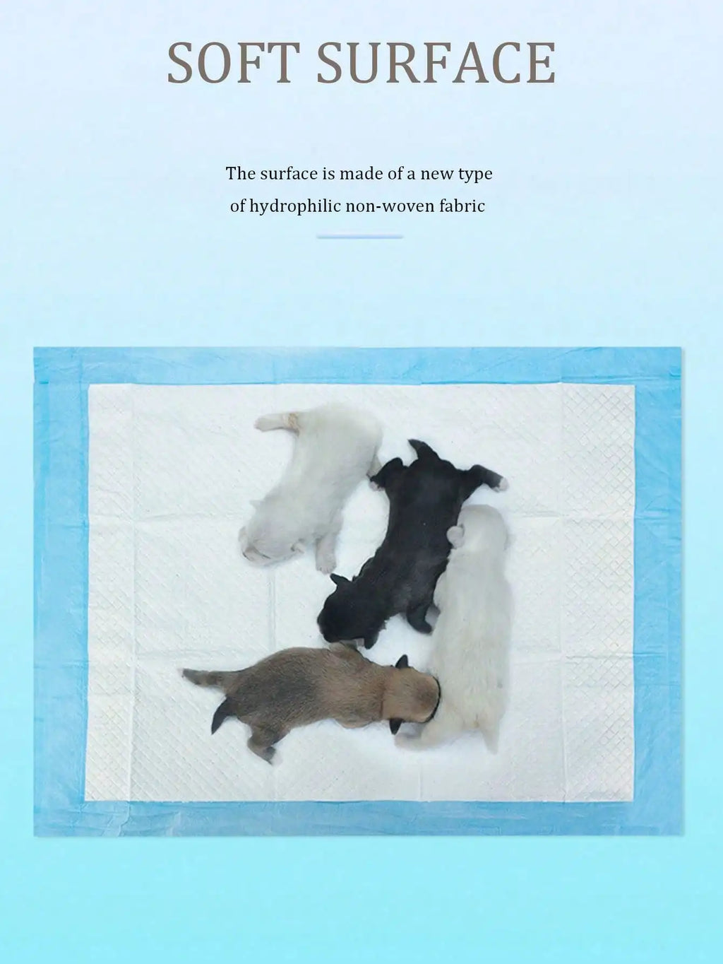 100/50/40/20Pcs Super Absorbent Disposable Dog Pee Pads Odor Eliminating Pet Training Pads