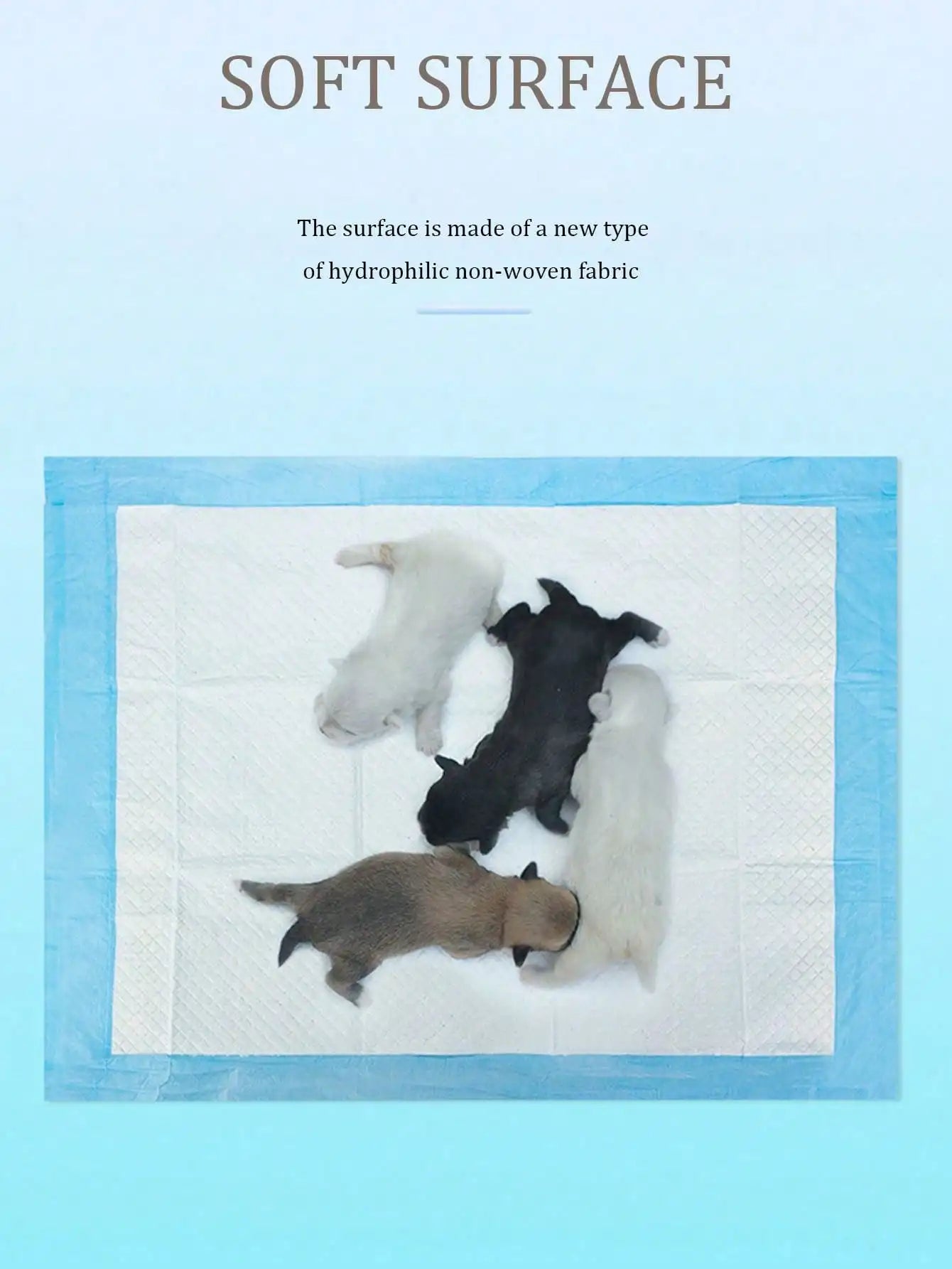 100/50/40/20Pcs Super Absorbent Disposable Dog Pee Pads Odor Eliminating Pet Training Pads