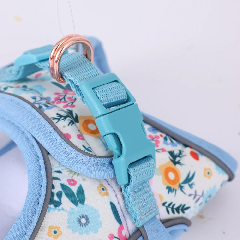 Cute Soft Vest Harness & Leash Set for Small Dogs & Cats