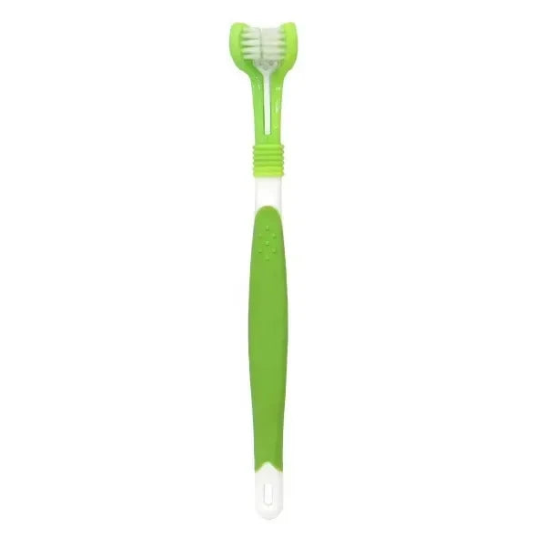 3-Sided Pet Toothbrush Dog Plastic Toothbrush Removing  Tartar Cleaning Mouth Pet  Care Cat Cleaning Mouth