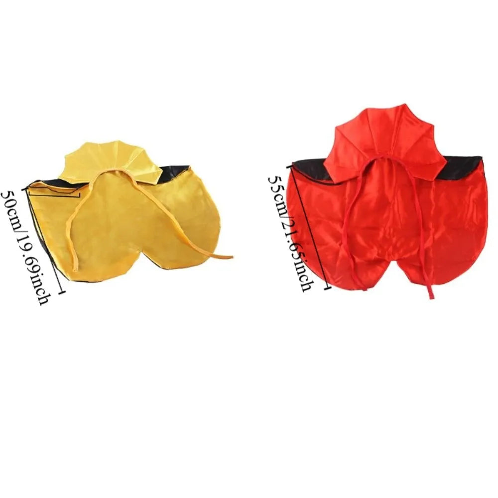 Stand-collar Halloween Pet Costume Comfortable Adjustable Dogs Knight Cape Pet Supplies Soft Fabric Kitten Puppy Dress Party