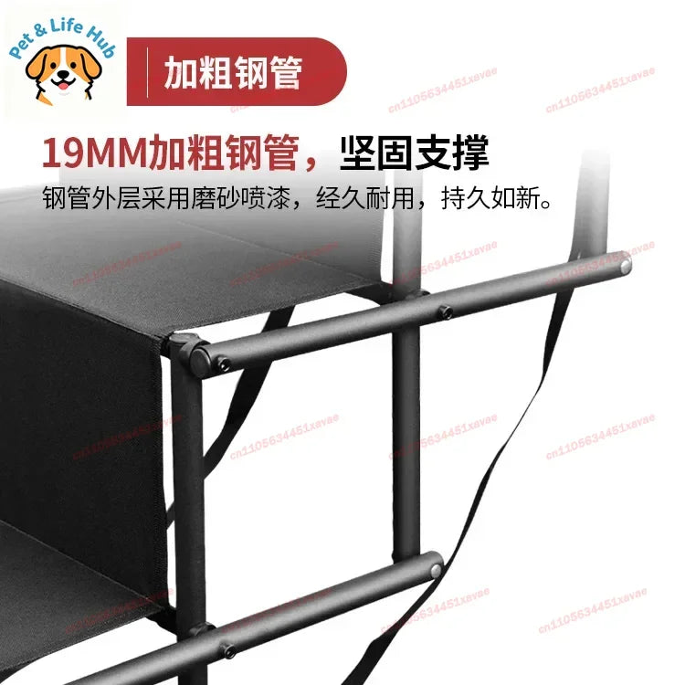 Foldable Outdoor Car Pet Dog Ladder Step Stairs Steel Pipe Portable Retractable Ladder Pet Products  Escaleras Para Perros