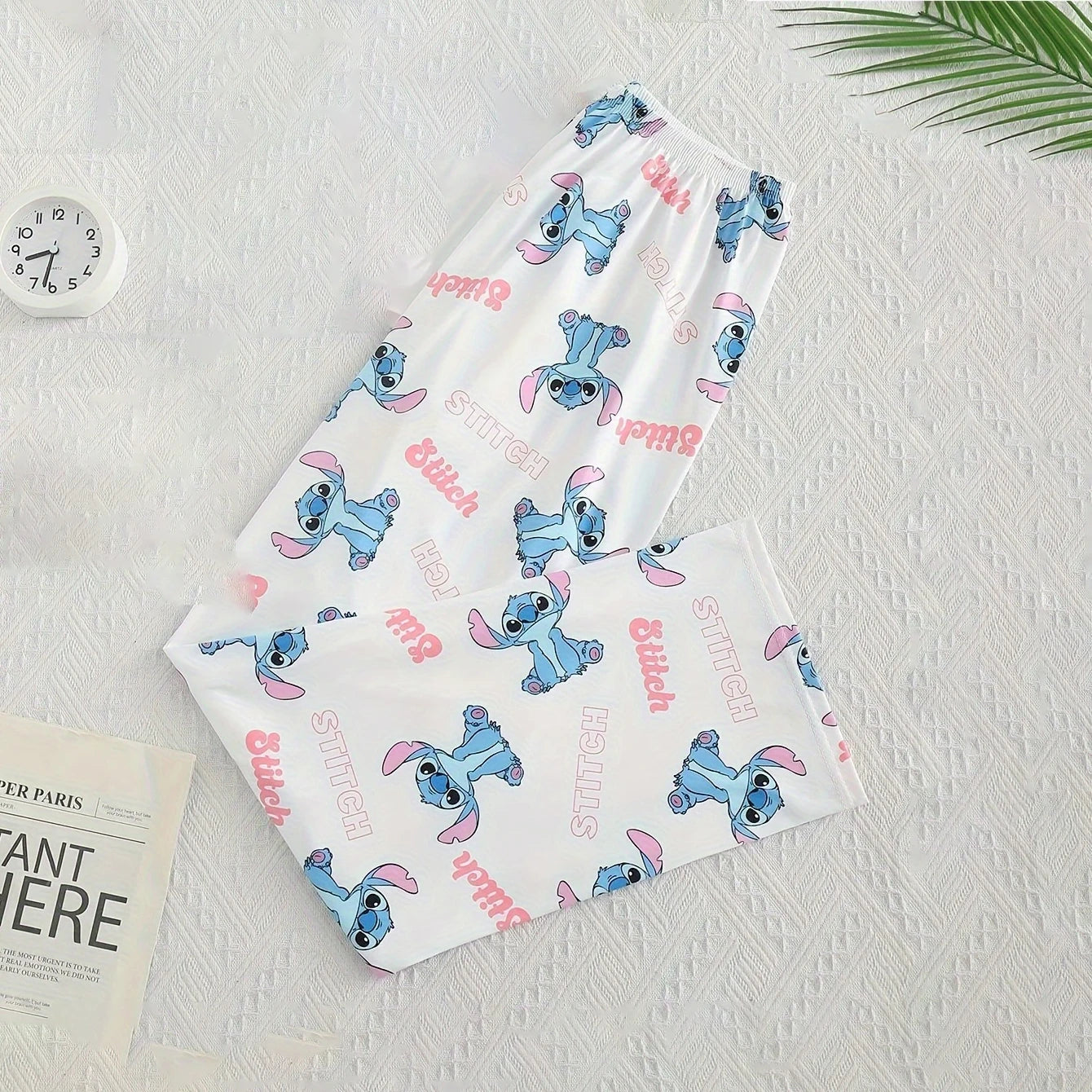 Cartoon Hello Kitty pajama pants for men and women spring and summer thin loose couple casual home pants walking pants