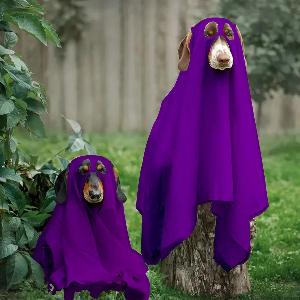 Dog Halloween Costumes - Dog Ghost Costume, Funny and Cute Dog Costumes Clothes for Halloween Cosplay Party