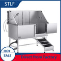 Premium Eco-Friendly Pet Grooming Bath Tub 304 Stainless Steel for Cats and Dogs