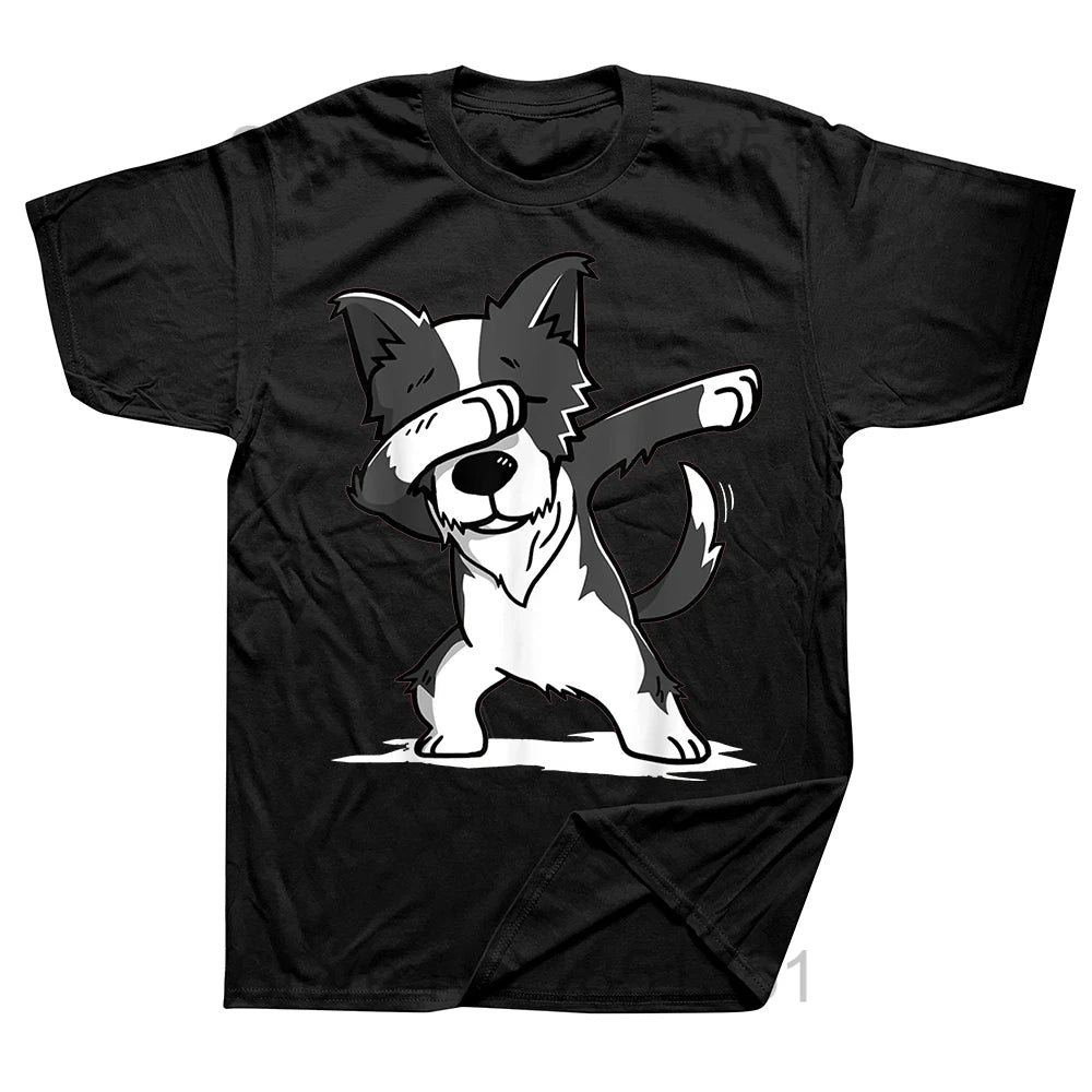 Funny Border Collie dog Every Snack You Make Every Meal You Bake T Shirts Graphic Cotton Streetwear Birthday Gifts T-shirt Men