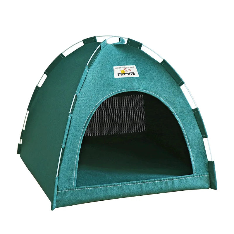 Foldable Cat House Pet Tent Four Seasons Universal Cat and Dog Pet Nest Outdoor Portable Foldable Breathable