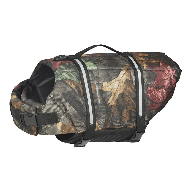 Reflective Dog Life Jacket — Adjustable Summer Swimwear Safety Vest