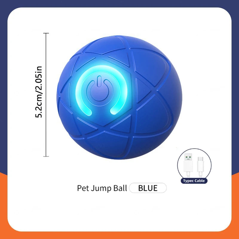 Smart Electronic Moving Ball Toy for Dogs & Cats — USB Rechargeable
