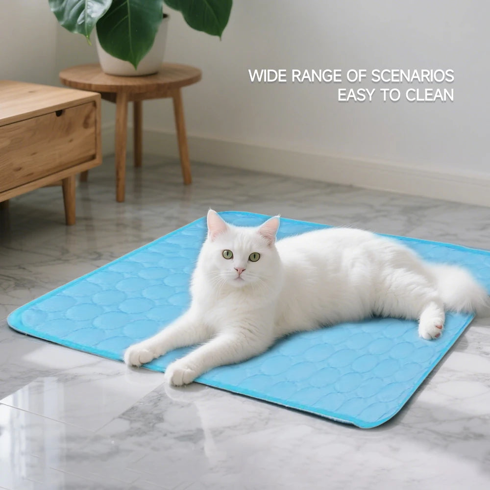 Pet Cooling Mat — Soft Ice Gel Sofa Mat for Dogs & Cats