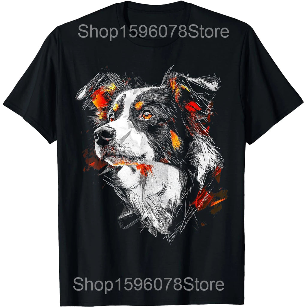 Funny Do What I Want Australian Shepherd Dog Lover T Shirts Men Women Pure Cotton Humor Tee Short Sleeve Unisex Loose Clothing