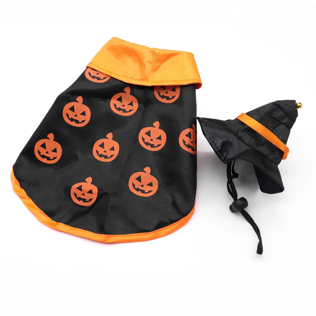 Halloween Christmas Pet Cape - Cats & Dogs Instant Costume Transformation
