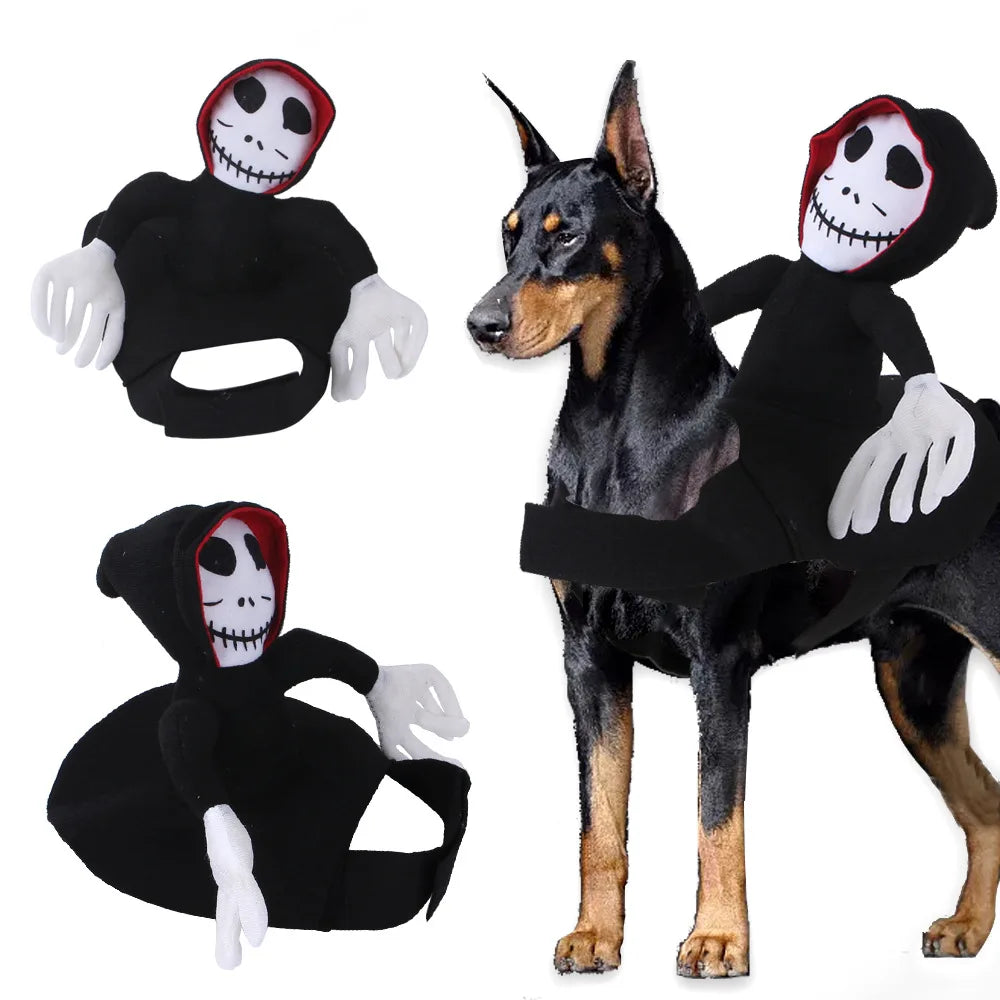 Pet Transformation Costumes, Funny Christmas Outfits for Cats, Dog Clothes, Novelty Halloween Costumes for Pets