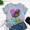 Dachshund Mom Print Women's Clothing Dog Lover T-Shirts Cartoon Animals Female Tops Vintage Clothes Oversized Women New T-Shirts