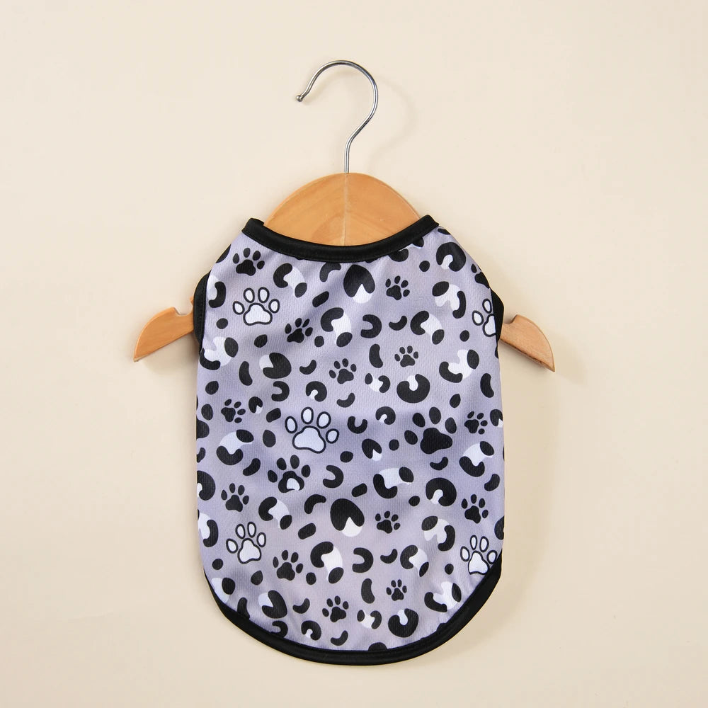 Dog Summer Clothes Breathable Puppy Vest For Small Dogs Cat Costume Beach Style Fashion T-shirt Chihuahua Freach Bulldog Outfits