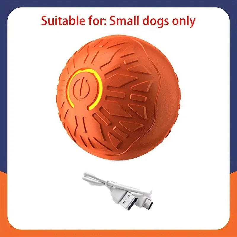 Smart Electronic Moving Ball Toy for Dogs & Cats — USB Rechargeable