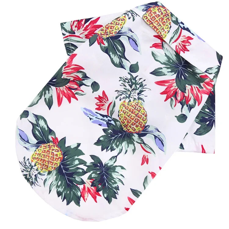 Hawaiian Dog Shirt — Summer Beach Clothes for Small & Medium Dogs