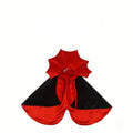 Spooky Vampire Halloween Costume for Cats, Cloak & Hat Set, Pet Party Festival Cosplay Apparel