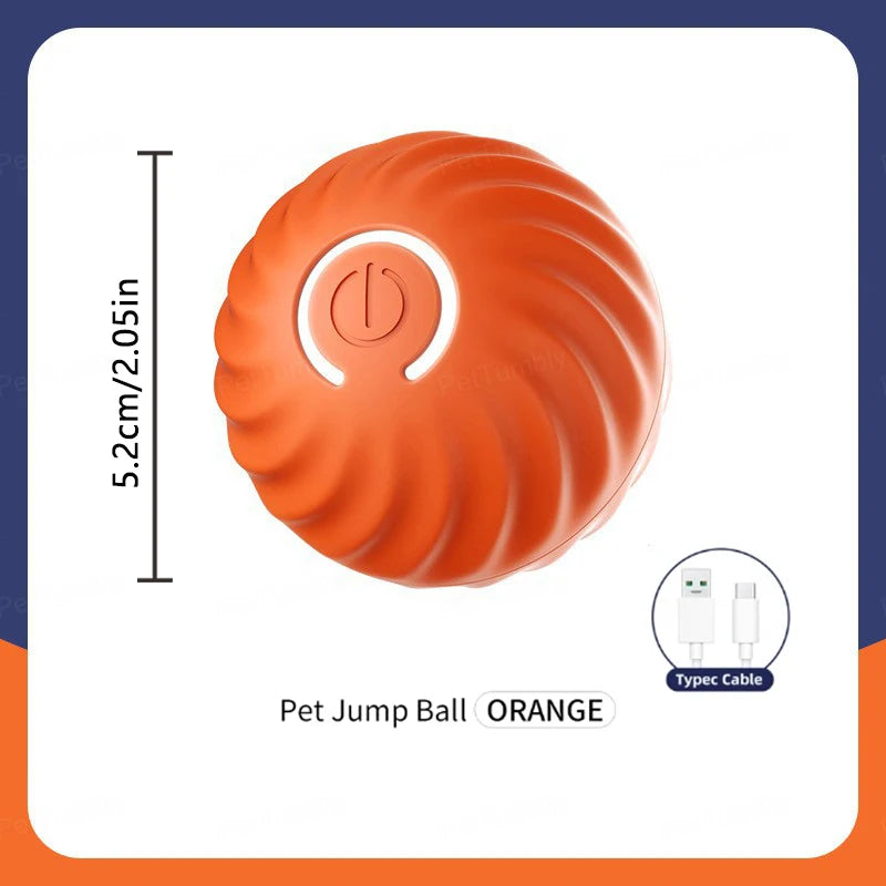 Smart Electronic Moving Ball Toy for Dogs & Cats — USB Rechargeable