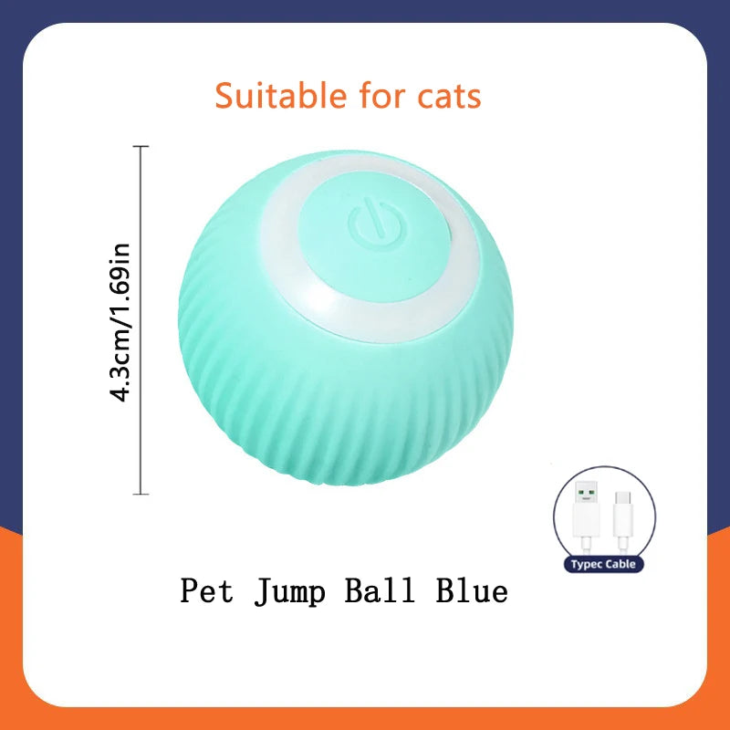 Smart Electronic Moving Ball Toy for Dogs & Cats — USB Rechargeable
