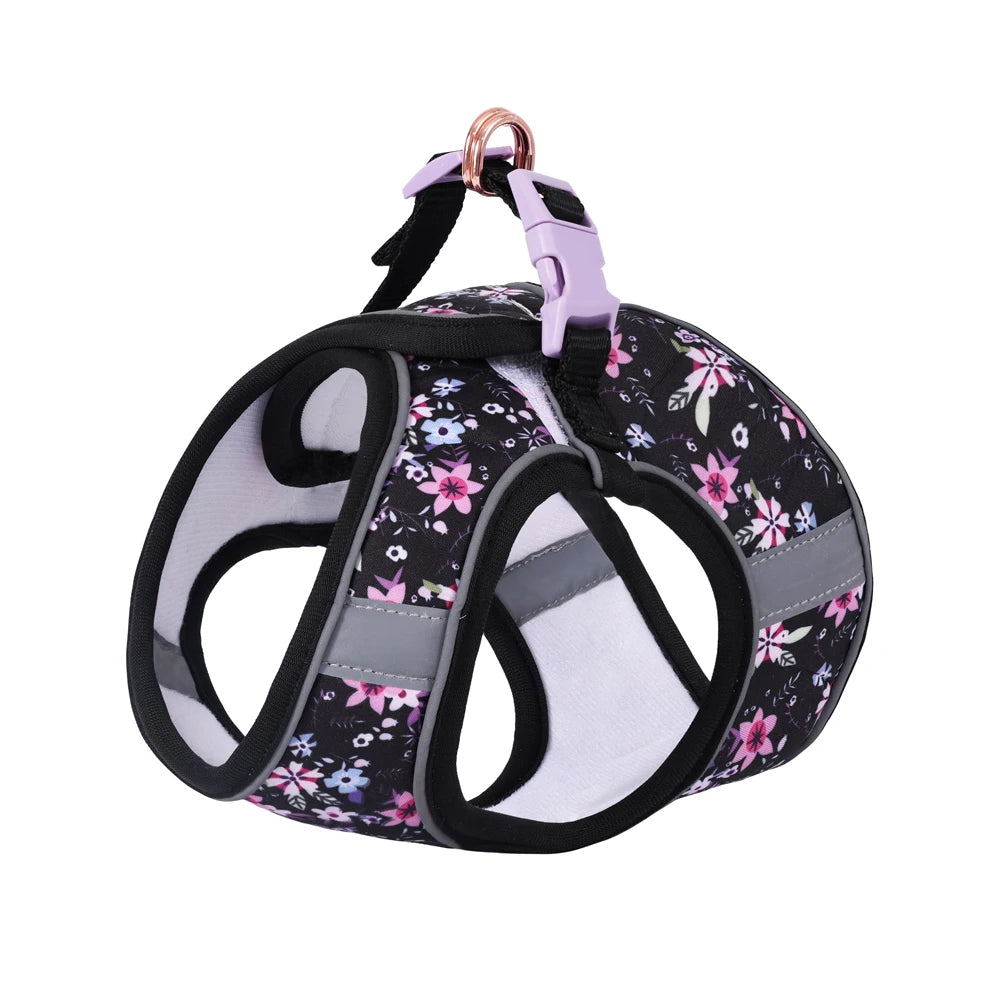 Cute Soft Vest Harness & Leash Set for Small Dogs & Cats