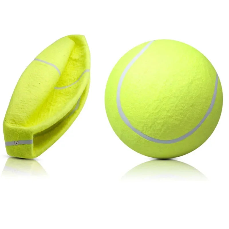 22CM Giant Tennis Ball For Dog Chew Toy Pet Dog Interactive Toys Big Inflatable Tennis Ball Pet Supplies Outdoor Cricket Dog Toy