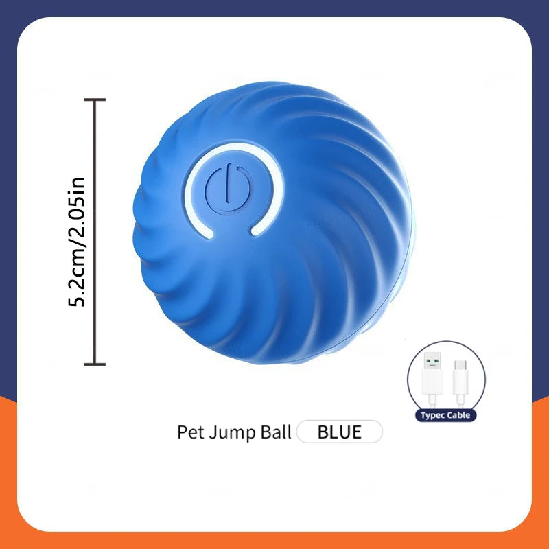 Smart Electronic Moving Ball Toy for Dogs & Cats — USB Rechargeable