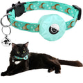 Reflective Cat Collar with AirTag Holder & Bell — Safe Breakaway Design