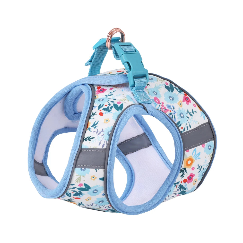 Cute Soft Vest Harness & Leash Set for Small Dogs & Cats