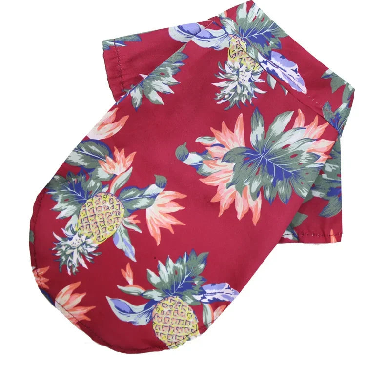 Hawaiian Dog Shirt — Summer Beach Clothes for Small & Medium Dogs