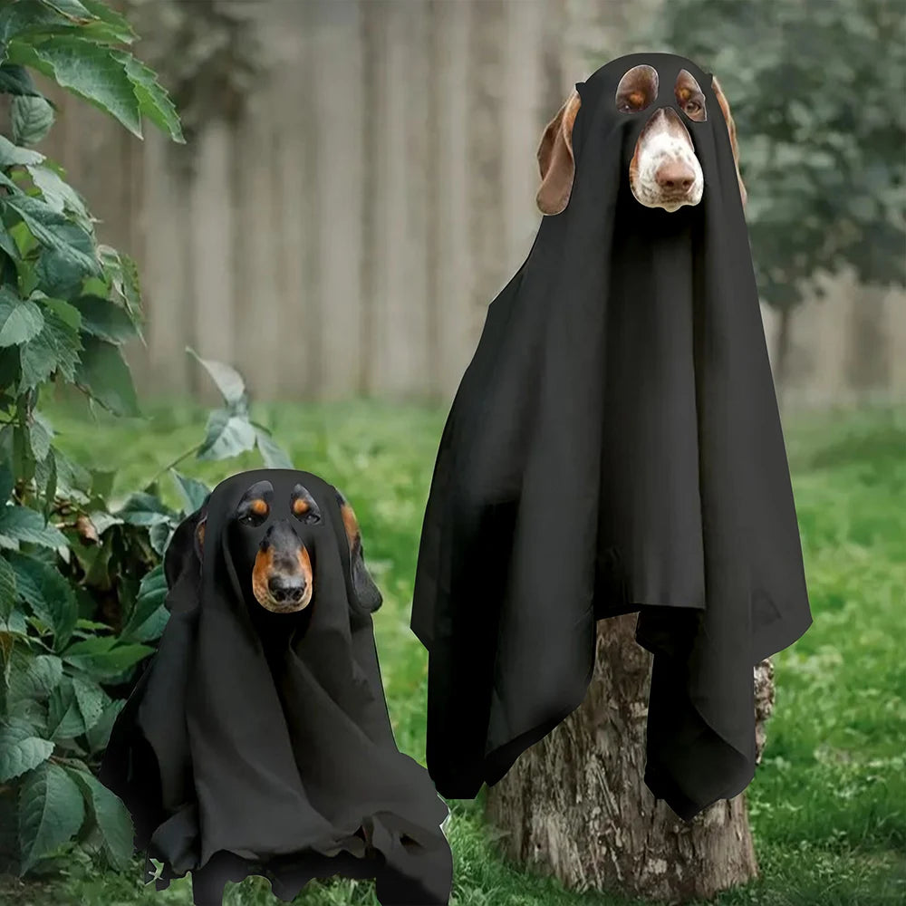 Dog Halloween Costumes - Dog Ghost Costume, Funny and Cute Dog Costumes Clothes for Halloween Cosplay Party