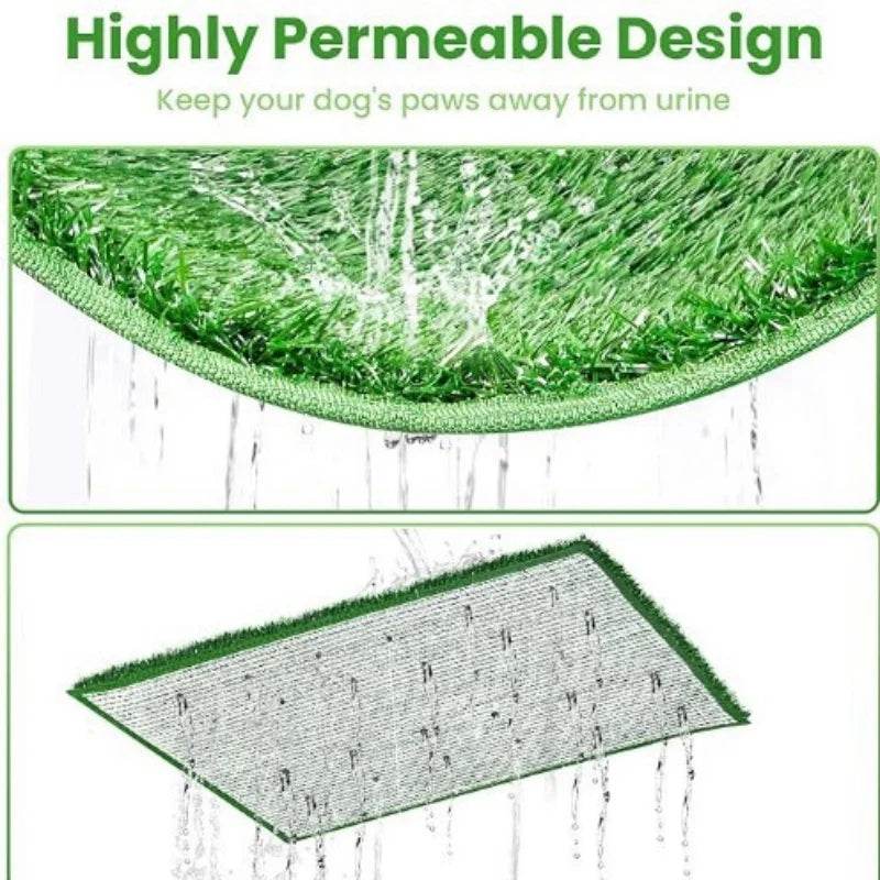 Ultimate Washable Dog Grass Mat Reusable Artificial Lawn Odor Control Non-Slip Pee Pad for Pet Potty Training