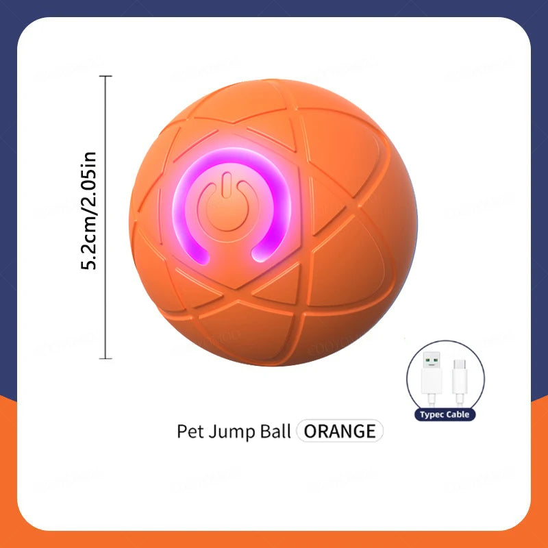 Smart Electronic Moving Ball Toy for Dogs & Cats — USB Rechargeable