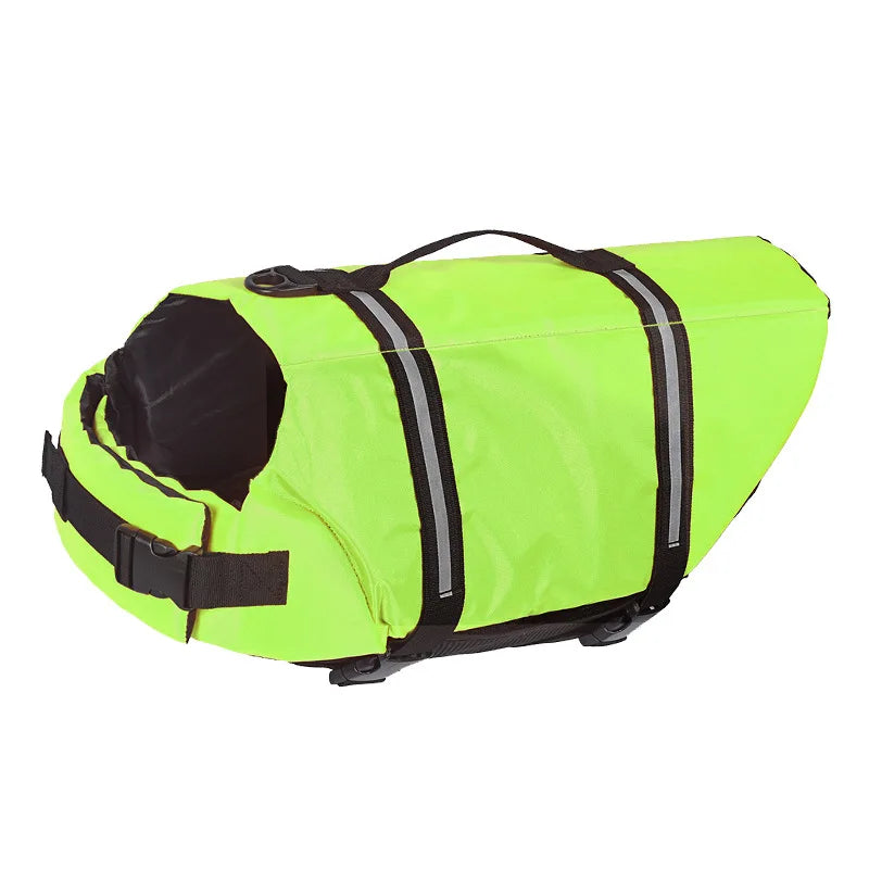 Reflective Dog Life Jacket — Adjustable Summer Swimwear Safety Vest