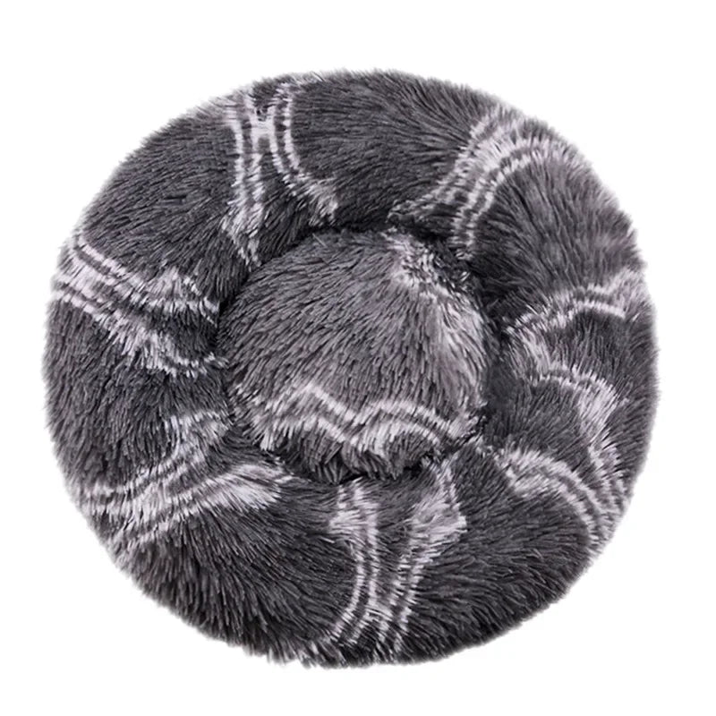 Super Soft Round Plush Pet Bed — 6 Sizes for Cats & Dogs