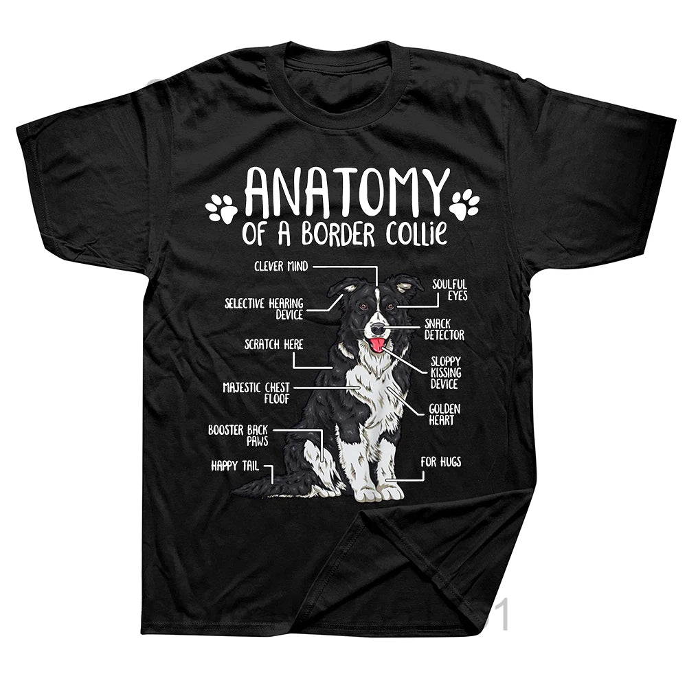 Funny Border Collie dog Every Snack You Make Every Meal You Bake T Shirts Graphic Cotton Streetwear Birthday Gifts T-shirt Men