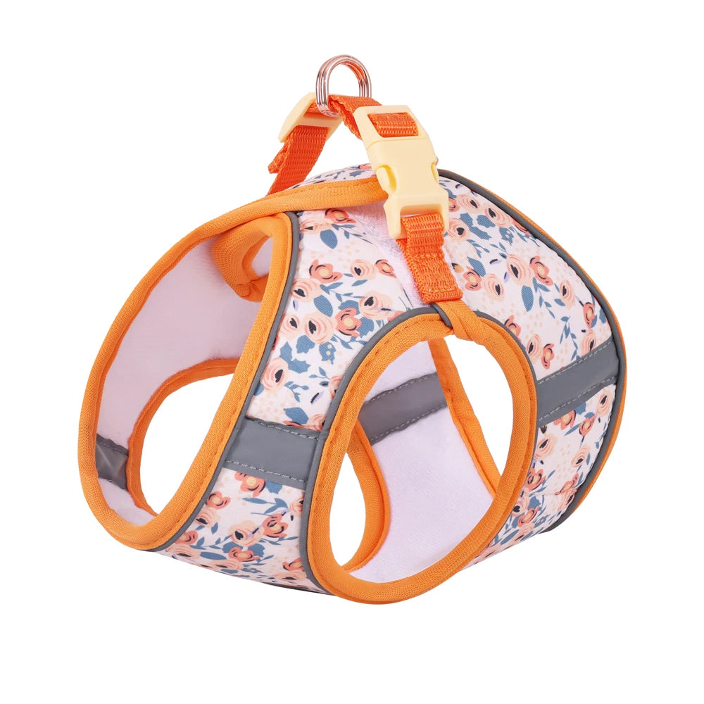 Cute Soft Vest Harness & Leash Set for Small Dogs & Cats