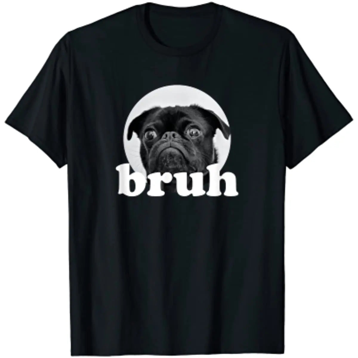 Pug Says Adorable Dog Funny Humor Fashion T-Shirt Casual Cotton Daily Four Seasons Shirts for Men Shirts Harajuku T Shirt
