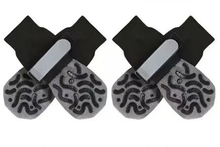 4-Pack Anti-Slip Dog Socks, Prevent Licking and Biting of Hard Wooden Floors, Strong Grip, Paw Protection, Anti-Scratch, Double-